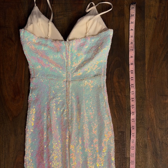 Emerald Sundae Sequin Gown Small Holiday Party Dress - Picture 8 of 9